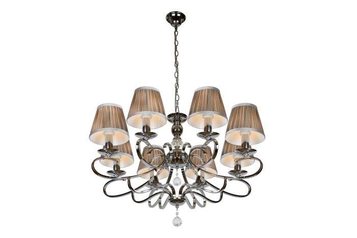 Подвесная люстра iLamp Holiday RM6116/8 Хром