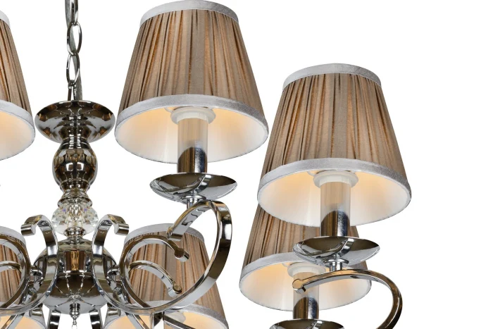 Подвесная люстра iLamp Holiday RM6116/8 Хром