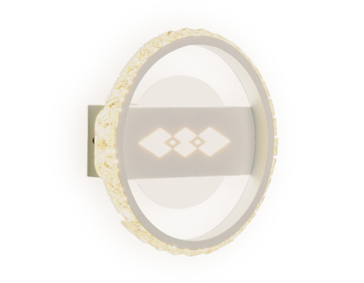 Настенный светодиодный светильник с хрусталем Ambrella light FA221