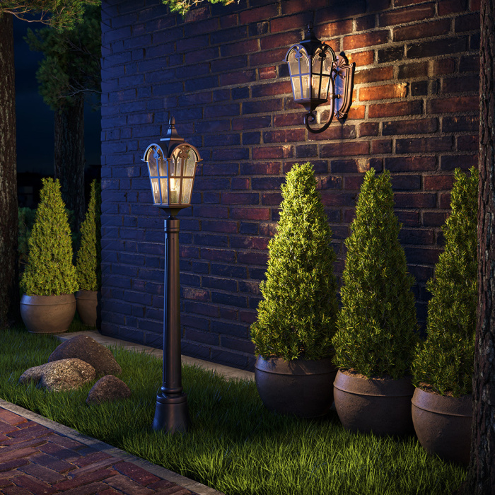 Садово-парковый светильник Maytoni Albion O413FL-01BZ