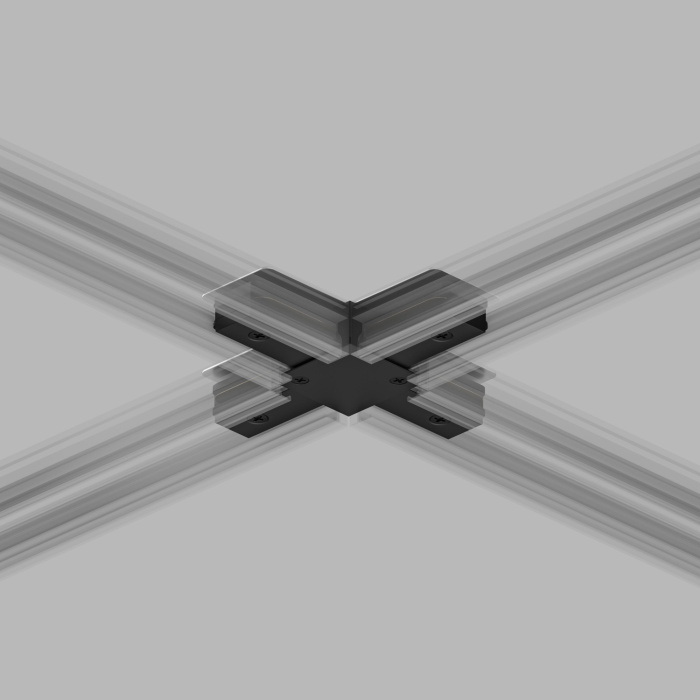 Коннектор Denkirs DK Track Black TR1104-BK