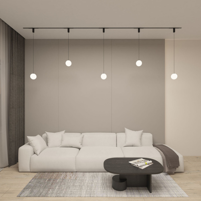 Светильник на шине Denkirs SMART MOON DK8052-BK