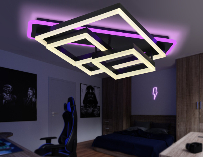 Потолочный светодиодный светильник с пультом Ambrella light FA8533