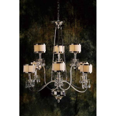 Подвесная люстра L&#039;Arte Luce Luxury Lombard L00509 с подвесками из хрусталя