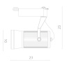Трековый светильник Arte Lamp RICORDO A6330PL-1BK