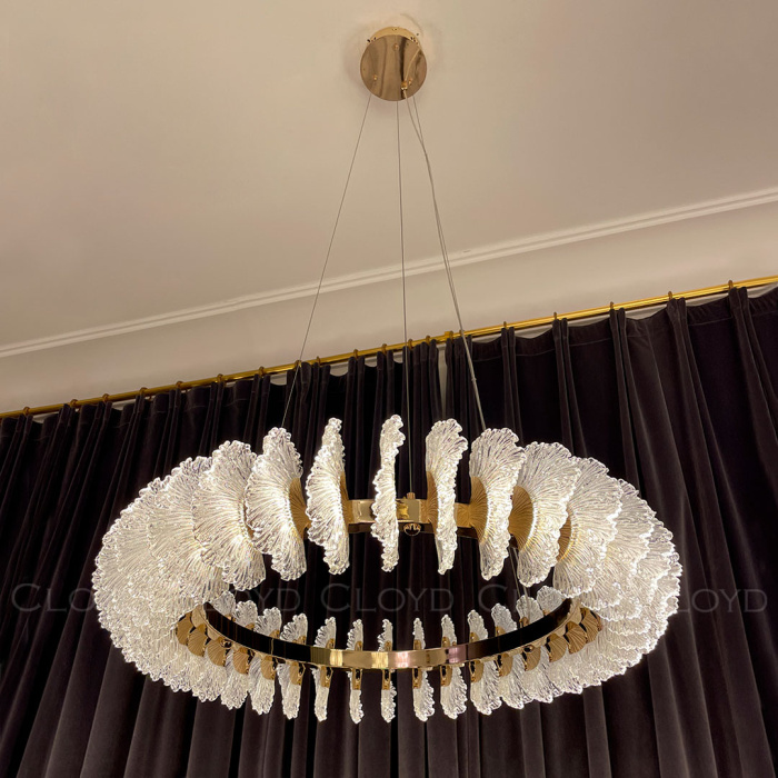 Люстра Cloyd ANTIGUA C1 / Ø80 см - золото (арт.11320)