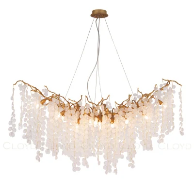 Люстра Cloyd HAOMA C18 / L120 см - латунь (арт.10911)