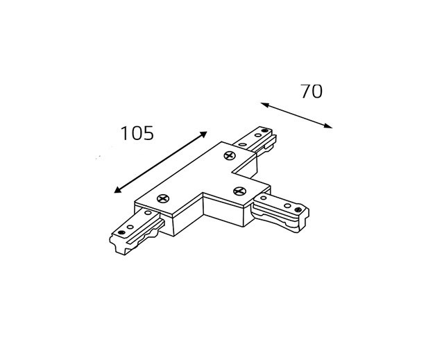 Коннектор Italline WSO 76 black