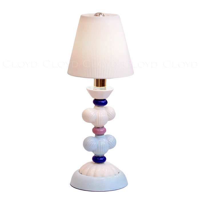 Настольная лампа Cloyd LOTTIE T1 - голубая керамика (арт.30036)
