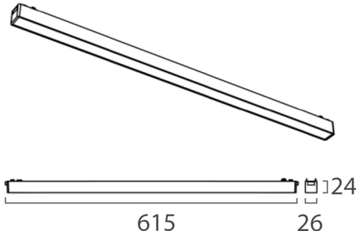 Светильник на шине Italline IT09-9013 black 3000K