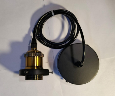 Кабель черный E27 150см Kink Light 97115