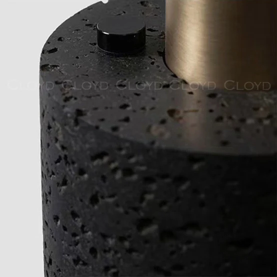 Подвесной светильник Cloyd KAUM P1 / латунь - черн.бетон (арт.11072)