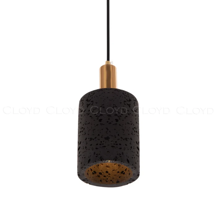 Подвесной светильник Cloyd KAUM P1 / латунь - черн.бетон (арт.11072)