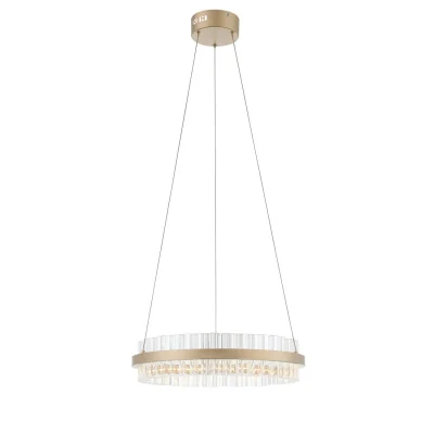 Светильник подвесной ST-Luce SL383.203.01 Золото/Золото, Прозрачный LED 1*34W