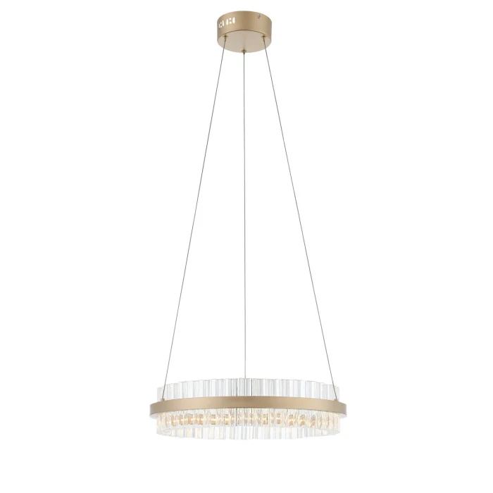Светильник подвесной ST-Luce SL383.203.01 Золото/Золото, Прозрачный LED 1*34W