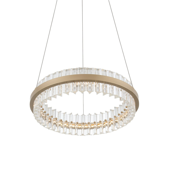 Светильник подвесной ST-Luce SL383.203.01 Золото/Золото, Прозрачный LED 1*34W