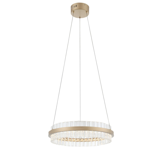 Светильник подвесной ST-Luce SL383.203.01 Золото/Золото, Прозрачный LED 1*34W