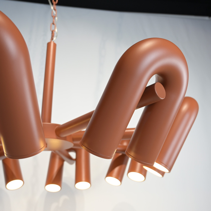 Подвесная люстра FANNY 12 Orange ImperiumLoft