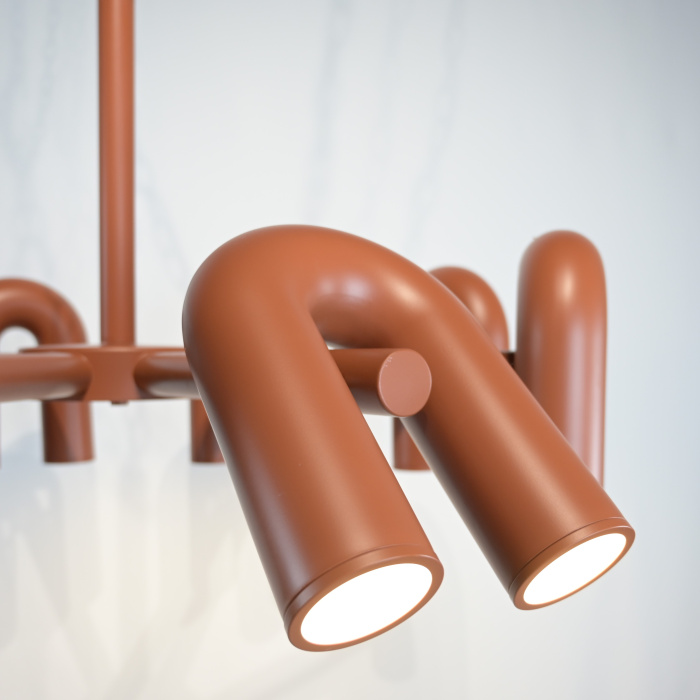 Подвесная люстра FANNY 12 Orange ImperiumLoft