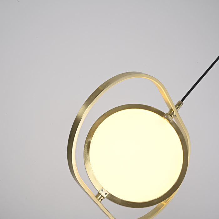 Подвесной светильник ARVET горизонтальный Золото ImperiumLoft