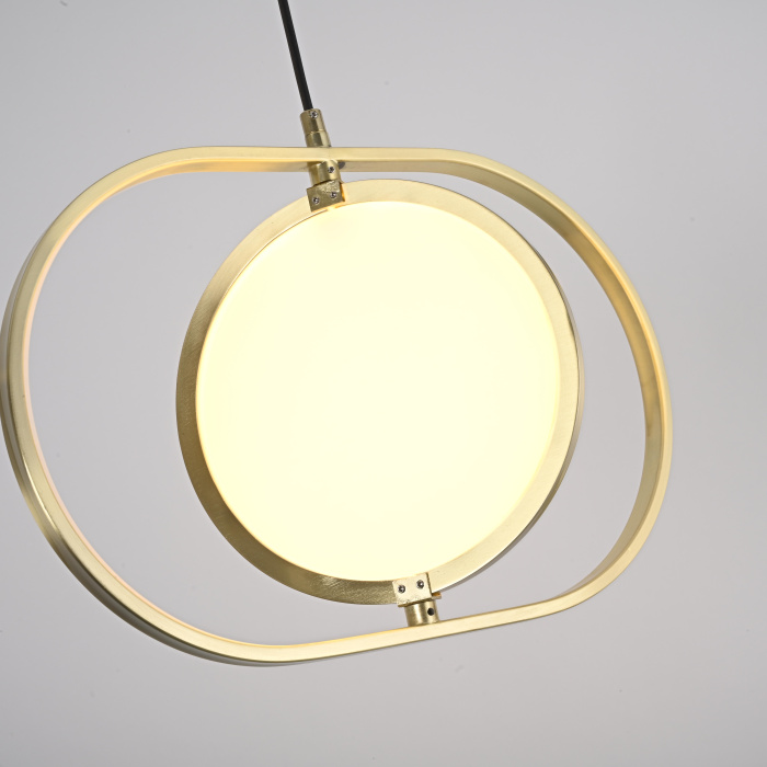 Подвесной светильник ARVET горизонтальный Золото ImperiumLoft