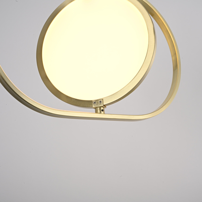 Подвесной светильник ARVET горизонтальный Золото ImperiumLoft