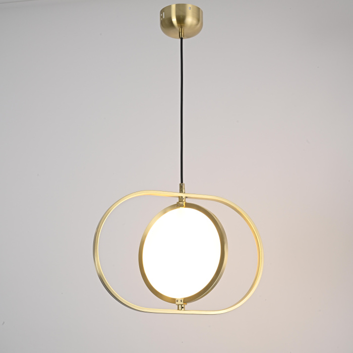 Подвесной светильник ARVET горизонтальный Золото ImperiumLoft