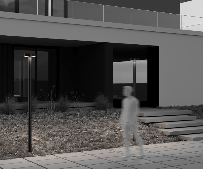 Садово-парковый светильник Maytoni Nail O529FL-L30B3K