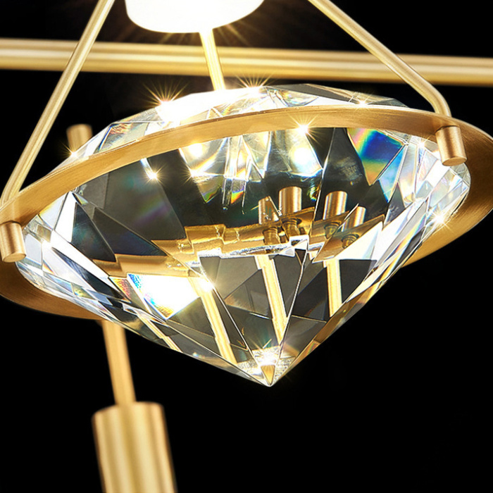 Подвесной светильник GLASGOW brass ImperiumLoft