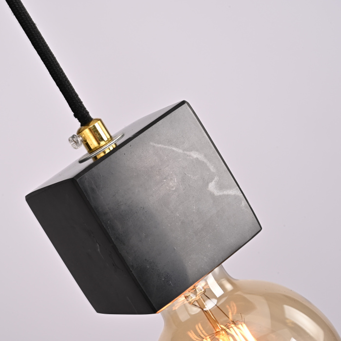 Подвесной светильник MARMOR VELDI Nero designed in 2015 Black ImperiumLoft