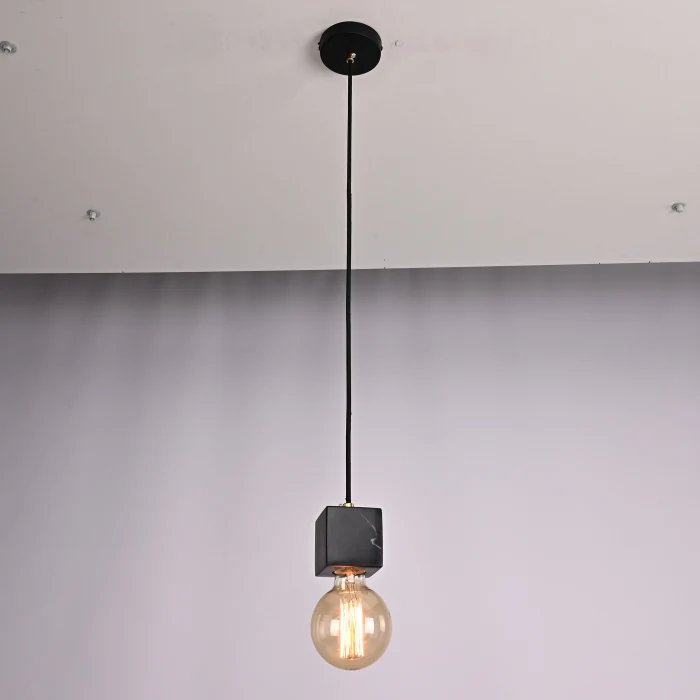 Подвесной светильник MARMOR VELDI Nero designed in 2015 Black ImperiumLoft