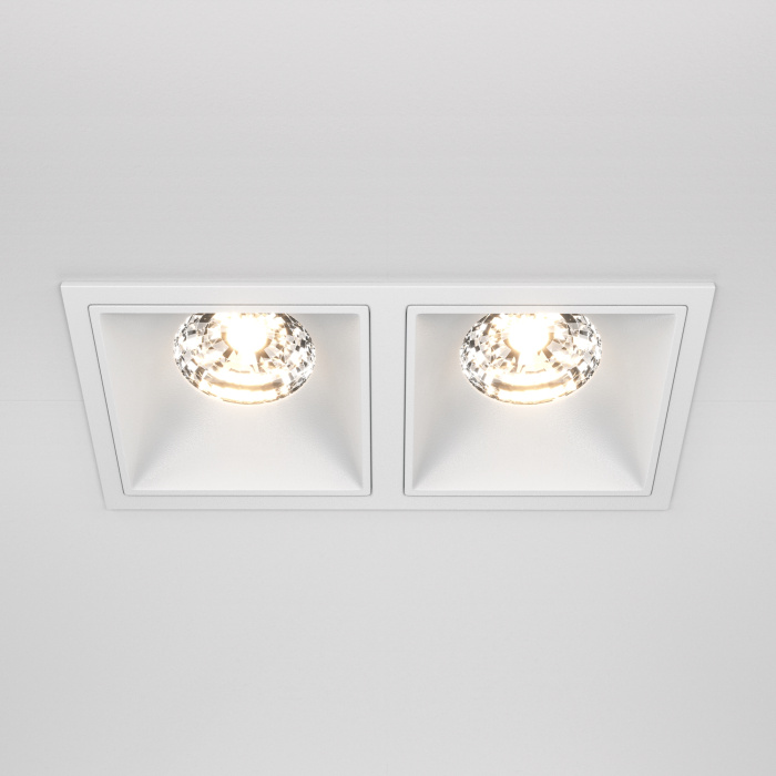 Встраиваемый светильник Maytoni Alfa LED DL043-02-15W3K-SQ-W