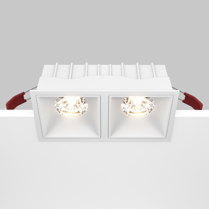 Встраиваемый светильник Maytoni Alfa LED DL043-02-15W3K-SQ-W