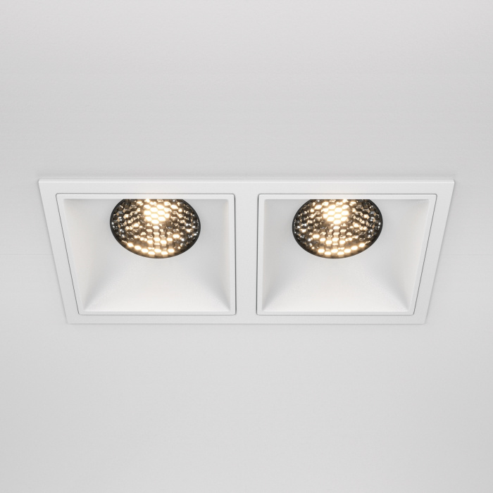 Встраиваемый светильник Maytoni Alfa LED DL043-02-15W3K-SQ-W