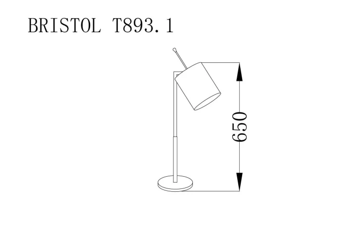 Настольная лампа Lucia Tucci BRISTOL T893.1