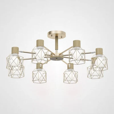 Люстра на штанге CORF B3 Champagne 8 lamps ImperiumLoft 189489-26