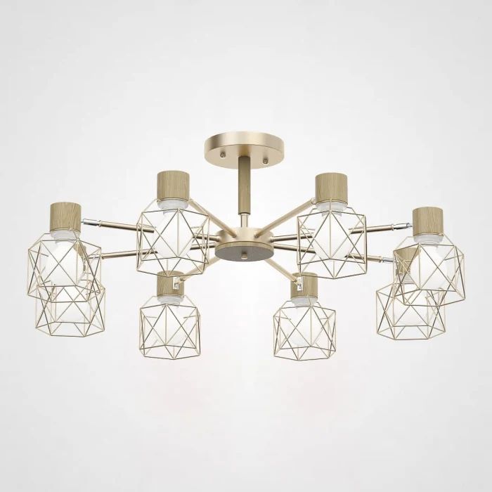 Люстра на штанге CORF B3 Champagne 8 lamps ImperiumLoft 189489-26