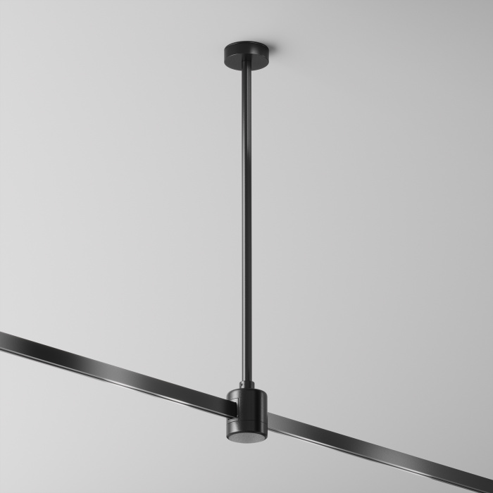 Крепление потолочное Medium 360мм с прямым коннектором питания Flarity черный Maytoni TRA158C-IPCL1-B