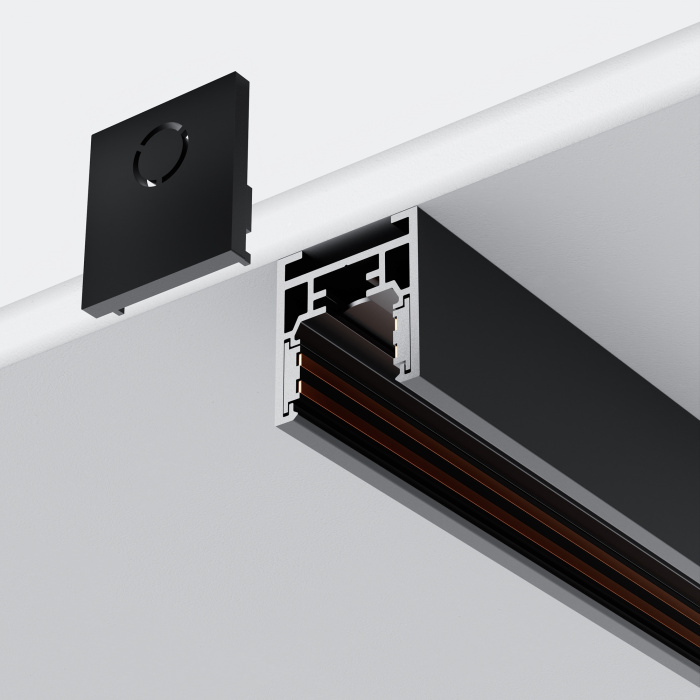 Заглушки для накладного низкопрофильного шинопровода Maytoni TRAM034EC-41B