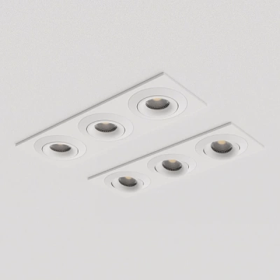 Встраиваемый поворотный светильник Ledron AO1501005 SQ3 White