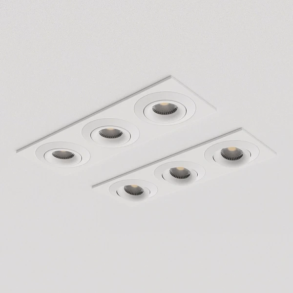 Встраиваемый поворотный светильник Ledron AO1501005 SQ3 White