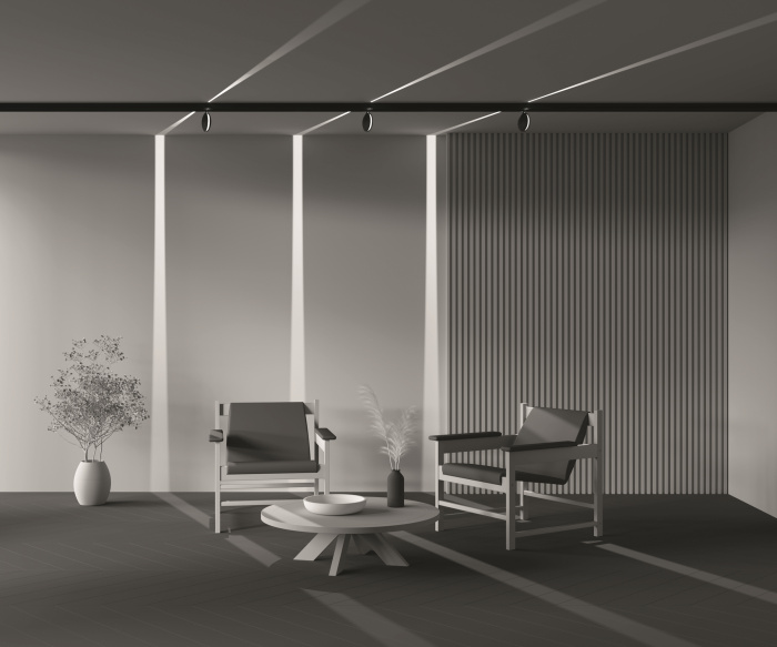 Трековый светильник Maytoni Outline TR090-2-6W3K-B