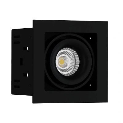 Встраиваемый карданный светильник Ledron ON-201-9W BK-BK