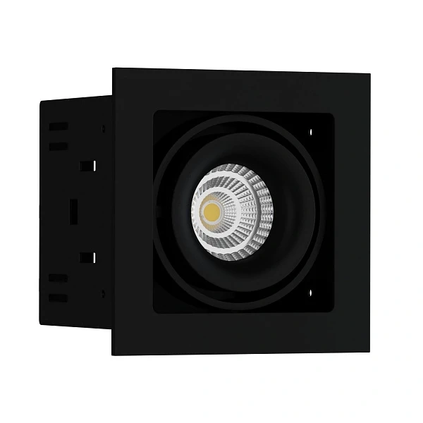 Встраиваемый карданный светильник Ledron ON-201-9W BK-BK