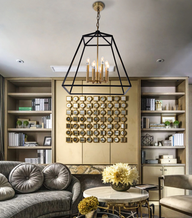 Подвесная люстра Delight Collection Cage BRCH9034