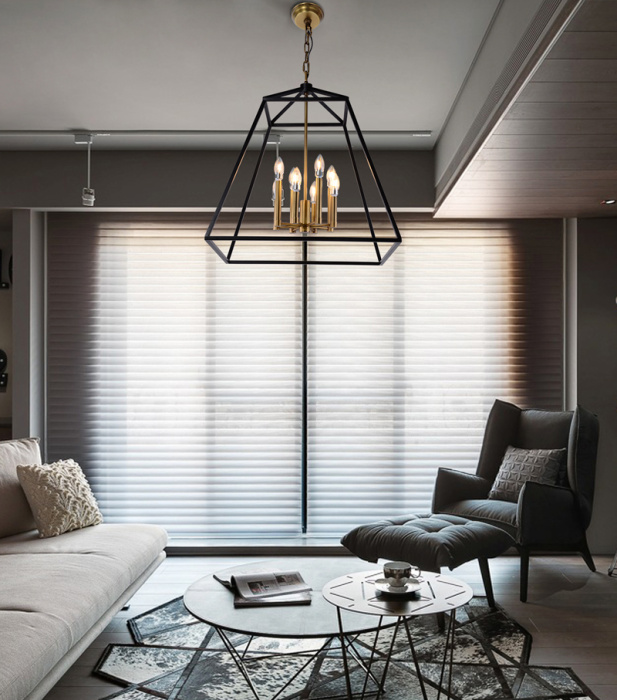 Подвесная люстра Delight Collection Cage BRCH9034