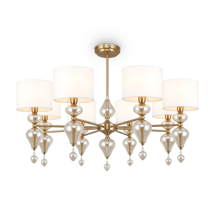 Люстра на штанге Freya Raise FR5369CL-08BS