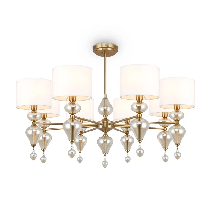 Люстра на штанге Freya Raise FR5369CL-08BS