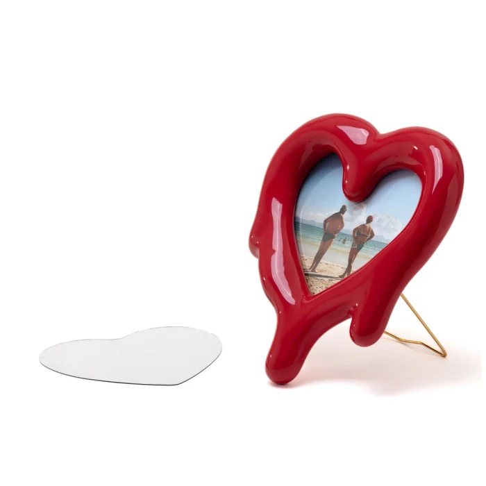 Рамка для фотографий Seletti Melted Heart Red 10058