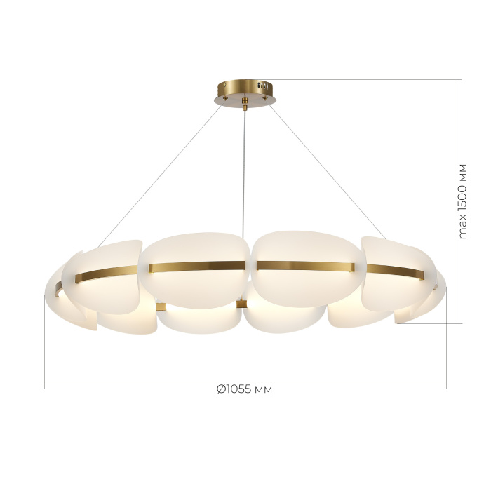 Подвесной светодиодный светильник ST Luce Etoile SL1304.203.65